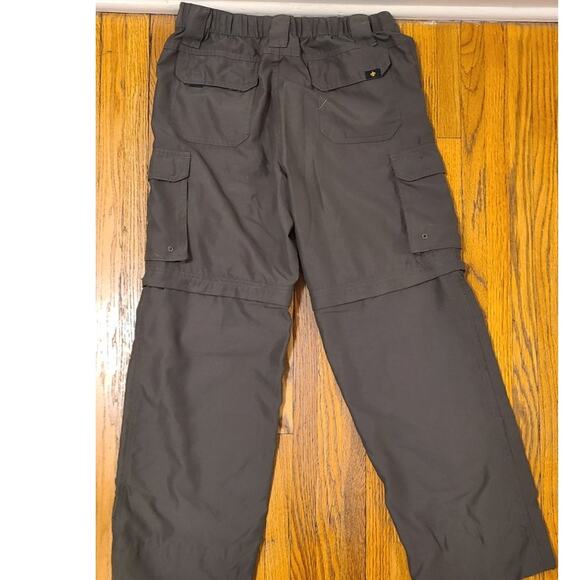 Army Green Cargo Zip Active Hiking Pants - Picture 3 of 6